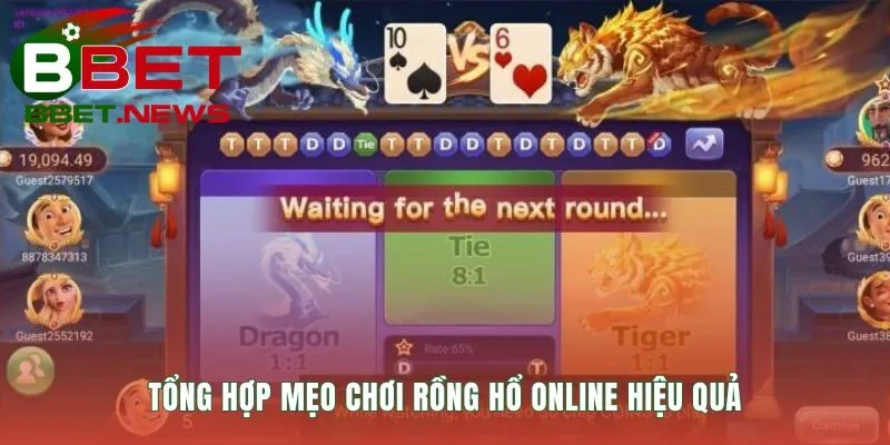 Mẹo chơi Rồng Hổ online hiệu quả gồm soi cầu và tránh cửa Hòa